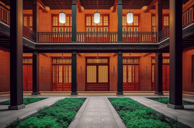 古典的红色砖头围墙背景,高清,摄影图,摄影图片,图片大全,摄影图免费下载